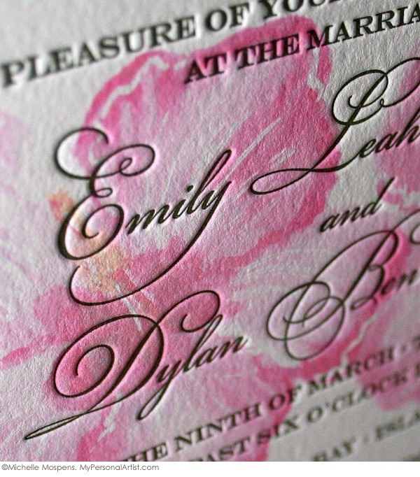 Our specialized letterpress wedding invitations collection is oneofakind 